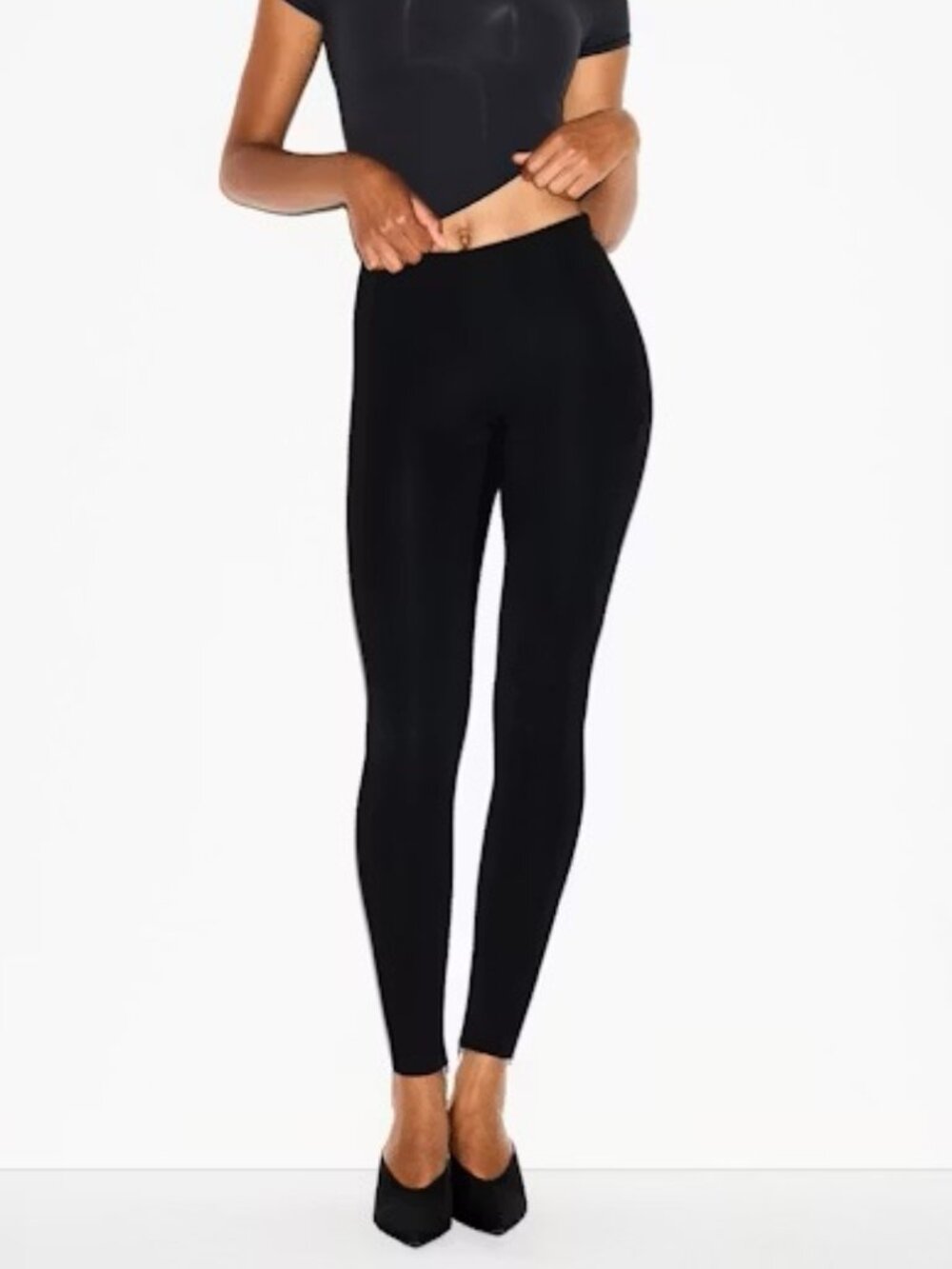 SKIMS The Essential Pants High Waist Legging | Obsidian | XXS | NWT 🏷️